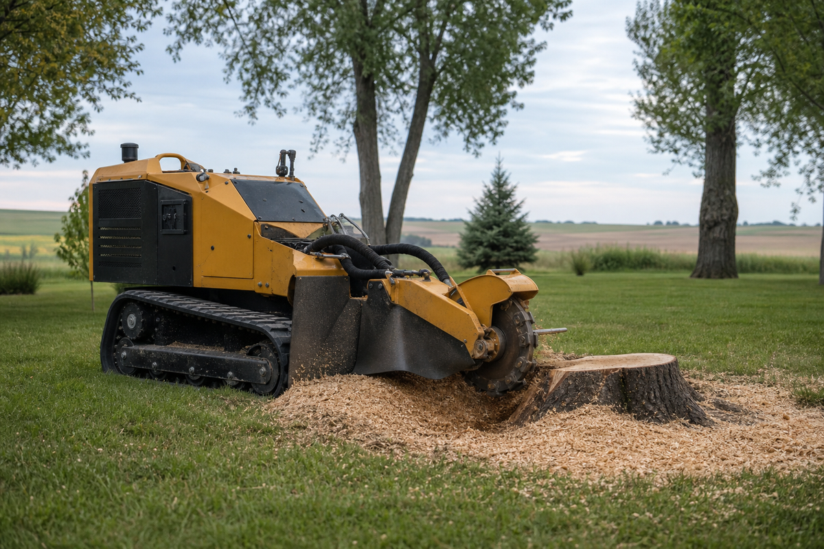 Stump grinding